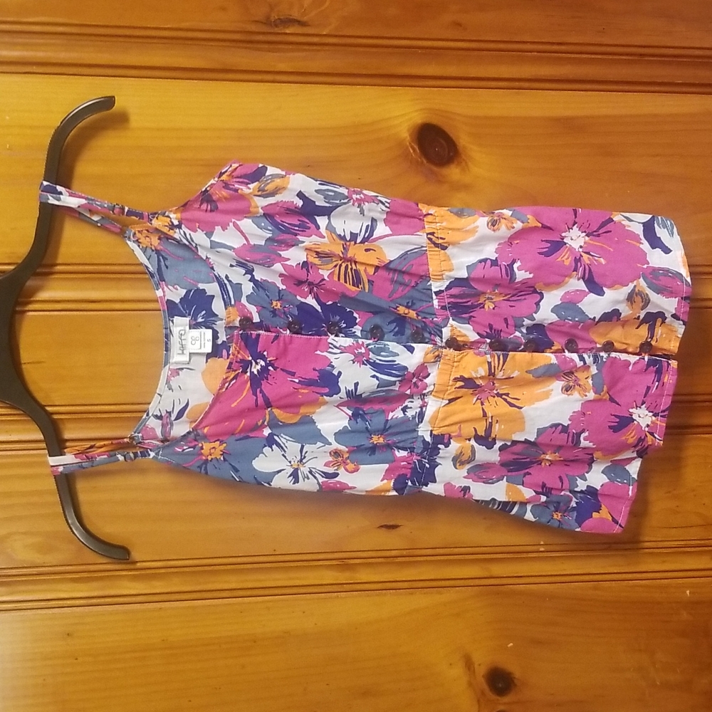 Mirra Womens Floral Tank Top